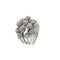 Bague Bague bouquet - Bague bandeau en or blanc 18 ct et diamants 58 Facettes 37456