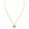 Collier Collier cœur en or jaune 18 carats et diamants 58 Facettes 3754273CN