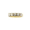 Bague Bague rivière - 5 diamants 0,80 ct en or jaune et blanc 18 kt 58 Facettes 37551