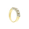 Bague Bague rivière - 5 diamants 0,80 ct en or jaune et blanc 18 kt 58 Facettes 37551