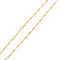 Collier Chini - Collier maille Figaro 3+1 en or jaune 18 ct 58 Facettes 37564