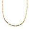 Collier Chini - Collier maille Figaro 3+1 en or jaune 18 ct 58 Facettes 37564