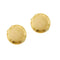 Boutons de manchette Copribottoni gemelli ronds en or jaune 18 ct 58 Facettes 37571