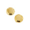 Boutons de manchette Copribottoni gemelli ronds en or jaune 18 ct 58 Facettes 37571