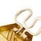 Boutons de manchette Boutons de manchette hexagonaux en or jaune et or blanc 18 ct 58 Facettes 37572