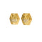 Boutons de manchette Boutons de manchette hexagonaux en or jaune et or blanc 18 ct 58 Facettes 37572