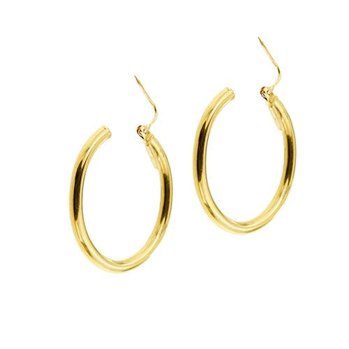 Boucles d'oreilles Boucles d’oreilles créoles ovales en or jaune 18 ct 58 Facettes 37575
