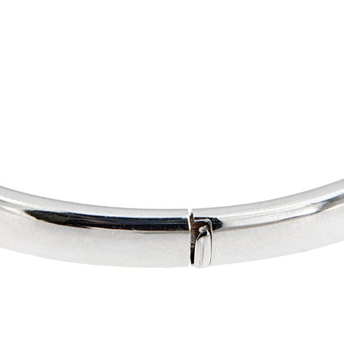 Bracelet Bracelet rigide ovale en or blanc 18 ct 58 Facettes 37590