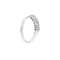 Bague Bague rivière - Diamants taille brillant en or blanc 18 ct 58 Facettes 37616
