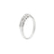 Bague Bague rivière - Diamants taille brillant en or blanc 18 ct 58 Facettes 37616