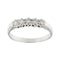 Bague Bague rivière - Diamants taille brillant en or blanc 18 ct 58 Facettes 37616