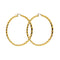 Boucles d'oreilles Boucles d’oreilles créoles en or jaune 18 ct 58 Facettes 37640