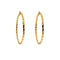 Boucles d'oreilles Boucles d’oreilles créoles en or jaune 18 ct 58 Facettes 37640