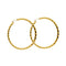 Boucles d'oreilles Boucles d’oreilles créoles en or jaune 18 ct 58 Facettes 37640