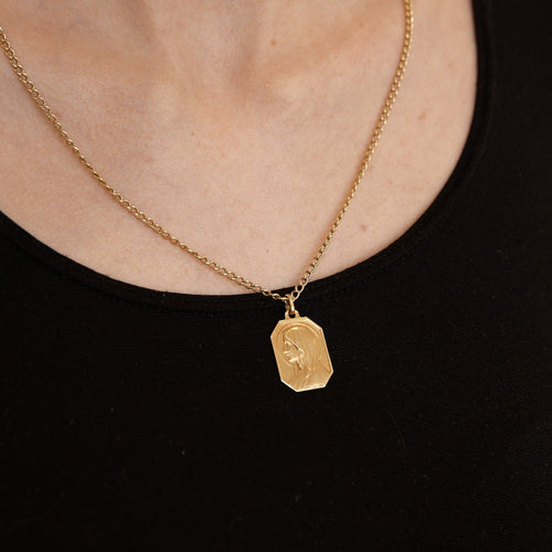 Pendentif PAUL BRANDT- Médaille Vierge 58 Facettes DV0042-3