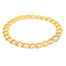 Collier Collier gourmette en or jaune et or blanc 18 carats avec diamants 58 Facettes 3779209CN