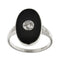 Bague 56 Bague Art déco en platine avec onyx et diamants 58 Facettes 37817