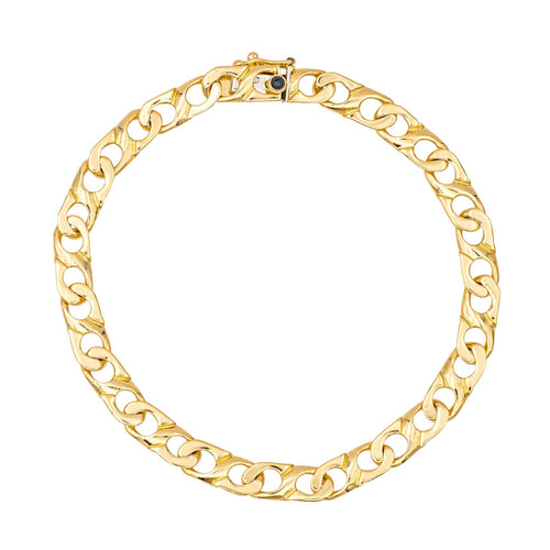 Bracelet Caplain Saint André - Bracelet en or jaune 18 carats et saphir 58 Facettes 3784957CN