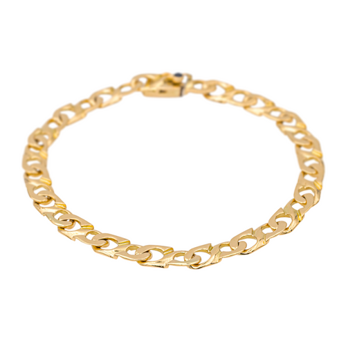 Bracelet Caplain Saint André - Bracelet en or jaune 18 carats et saphir 58 Facettes 3784957CN