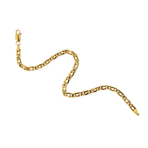 Bracelet Bracelet homme maille œil de tigre en or jaune 18 ct 58 Facettes 37917