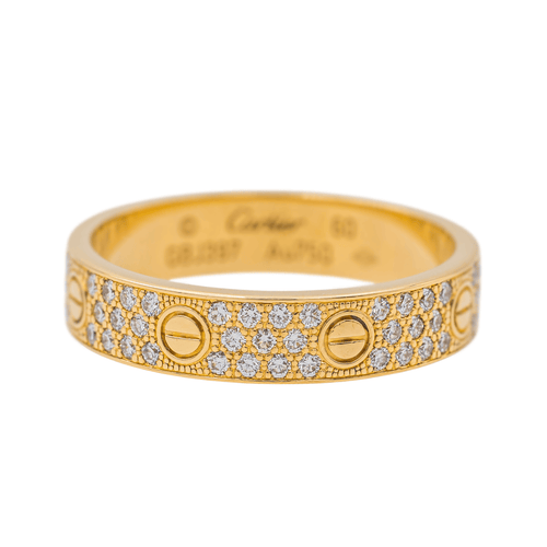 Bague 60 Cartier Love - Bague alliance en or jaune et diamants 58 Facettes 3796236RV