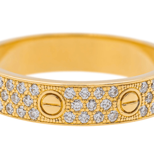 Bague 60 Cartier Love - Bague alliance en or jaune et diamants 58 Facettes 3796236RV