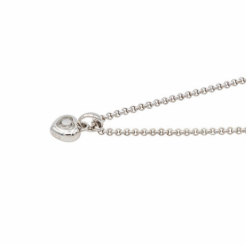 Collier Chopard Happy Diamonds - Collier cœur en or blanc avec diamant 58 Facettes 3798066RV