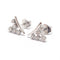 Boucles d'oreilles Boucles d'oreilles grappe diamants or blanc 58 Facettes