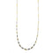 Collier Jessica - Collier à segments cylindriques en or jaune et or blanc 18 ct 58 Facettes 38029