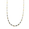 Collier Jessica - Collier à segments cylindriques en or jaune et or blanc 18 ct 58 Facettes 38029