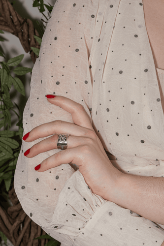 Bague 53 Bague en or blanc 18 carats sertie de diamants 58 Facettes 3803324CN