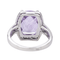 Bague 53 Bague en or blanc 18 carats avec améthyste et diamants 58 Facettes 3804082CN