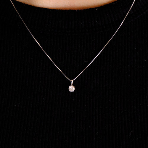 Pendentif Pendentif Diamant Or Gris 58 Facettes DV0305-2