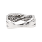 Bague 54 Bague pavée en or blanc 18 carats et diamants 58 Facettes 3814687CN