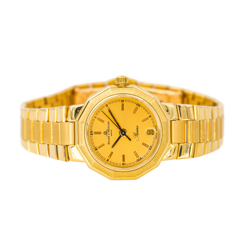 Montre Baume & Mercier Riviera - Montre en or jaune 18 carats 58 Facettes 3814808CN