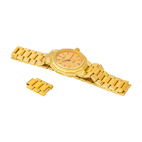 Montre Baume & Mercier Riviera - Montre en or jaune 18 carats 58 Facettes 3814808CN