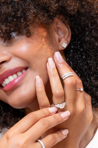 Bague 51 Dinh Van Le Cube - Bague solitaire en or blanc avec diamant 58 Facettes 3823482RV