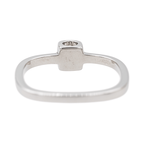 Bague 51 Dinh Van Le Cube - Bague solitaire en or blanc avec diamant 58 Facettes 3823482RV