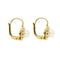 Boucles d'oreilles Boucles d’oreilles fleur en or jaune 18 ct et perles 58 Facettes 38383
