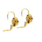 Boucles d'oreilles Boucles d’oreilles fleur en or jaune 18 ct et perles 58 Facettes 38383