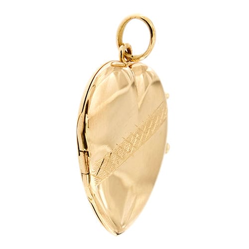 Pendentif Pendentif porte-photo cœur en or 18 carats 58 Facettes 38391