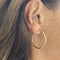 Boucles d'oreilles Boucles d’oreilles créoles en or jaune 18 ct 58 Facettes 38413