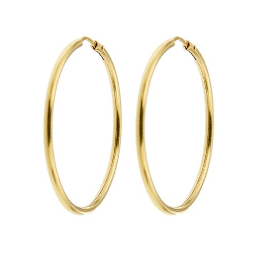 Boucles d'oreilles Boucles d’oreilles créoles en or jaune 18 ct 58 Facettes 38413