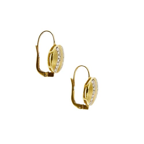 Boucles d'oreilles Boucles d’oreilles en or jaune 18 ct et diamants 58 Facettes 38429