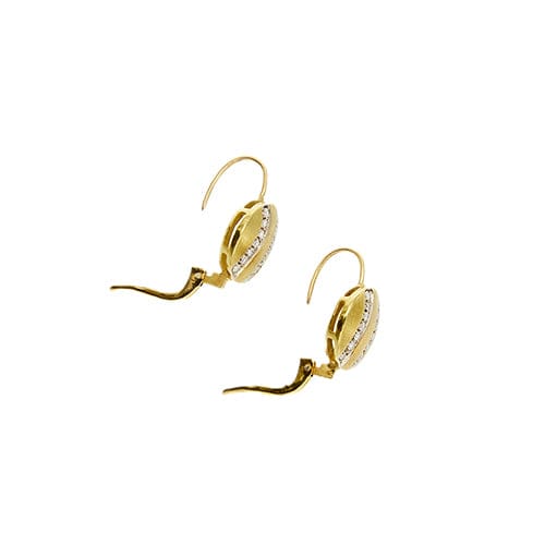 Boucles d'oreilles Boucles d’oreilles en or jaune 18 ct et diamants 58 Facettes 38429