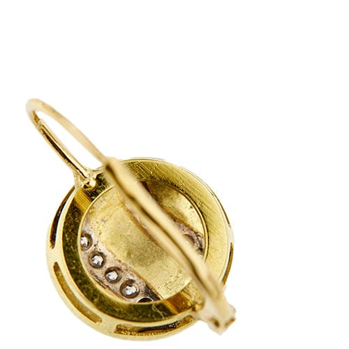 Boucles d'oreilles Boucles d’oreilles en or jaune 18 ct et diamants 58 Facettes 38429