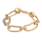 Bracelet Bracelet en or rose et or blanc 18 carats serti de diamants 58 Facettes 3849480CN