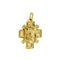 Pendentif Croix avec Christ - Pendentif en or jaune 18 ct 58 Facettes 38503