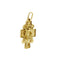 Pendentif Croix avec Christ - Pendentif en or jaune 18 ct 58 Facettes 38503