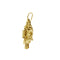 Pendentif Croix avec Christ - Pendentif en or jaune 18 ct 58 Facettes 38503
